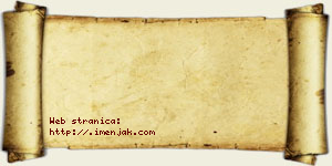 Isidor Brošković vizit kartica